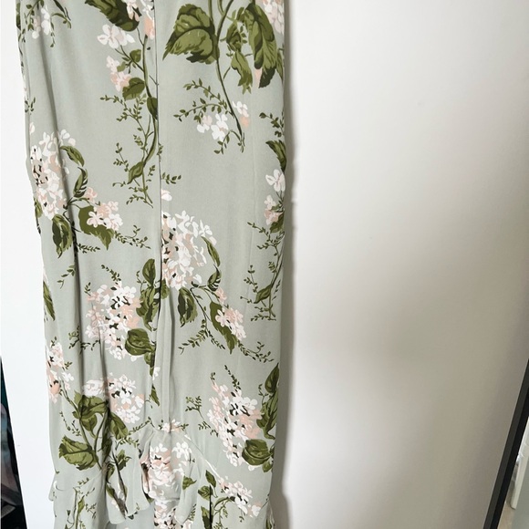 Reformation Green and White Floral Dress - Picture 3 of 6
